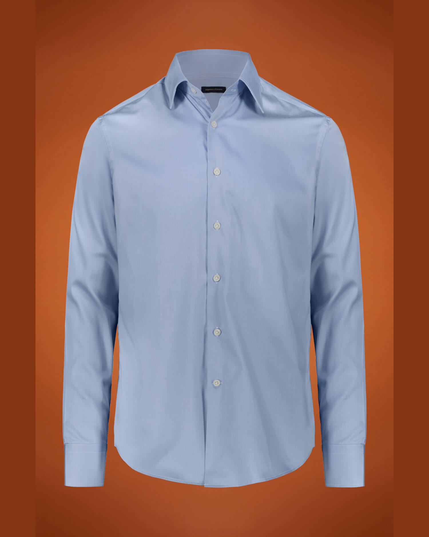 Sky Mist Blue Men's Dress Shirt – Classic Fit, Long Sleeve