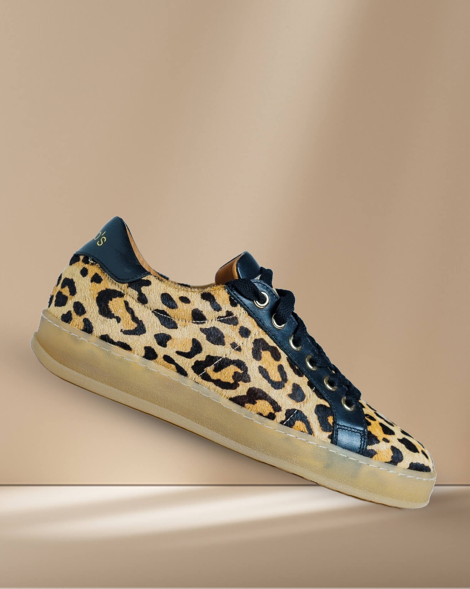 Wild Elegance Leopard Print Sneakers