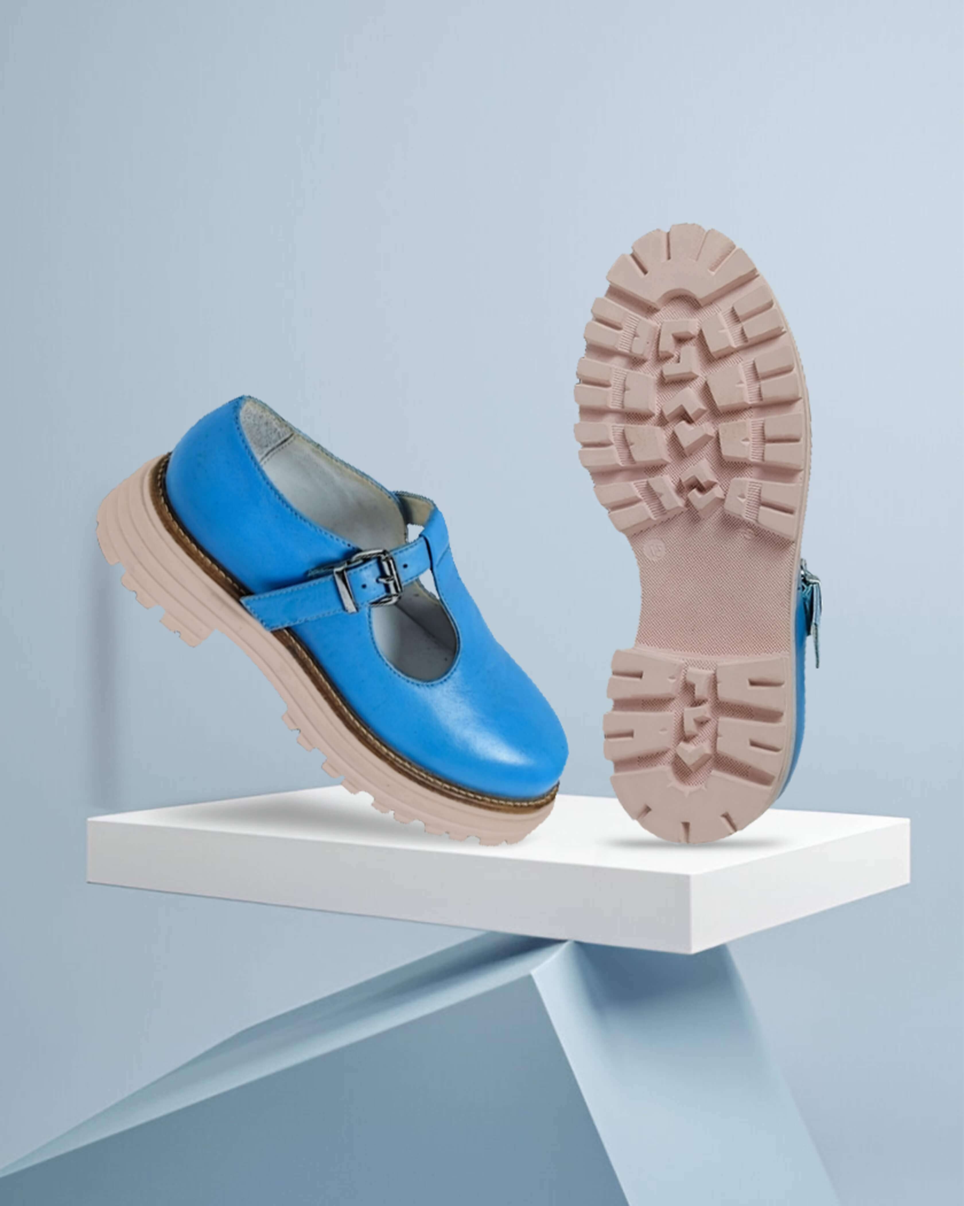 Women's Buckled Strap Platform Shoes- elegant design with comfort