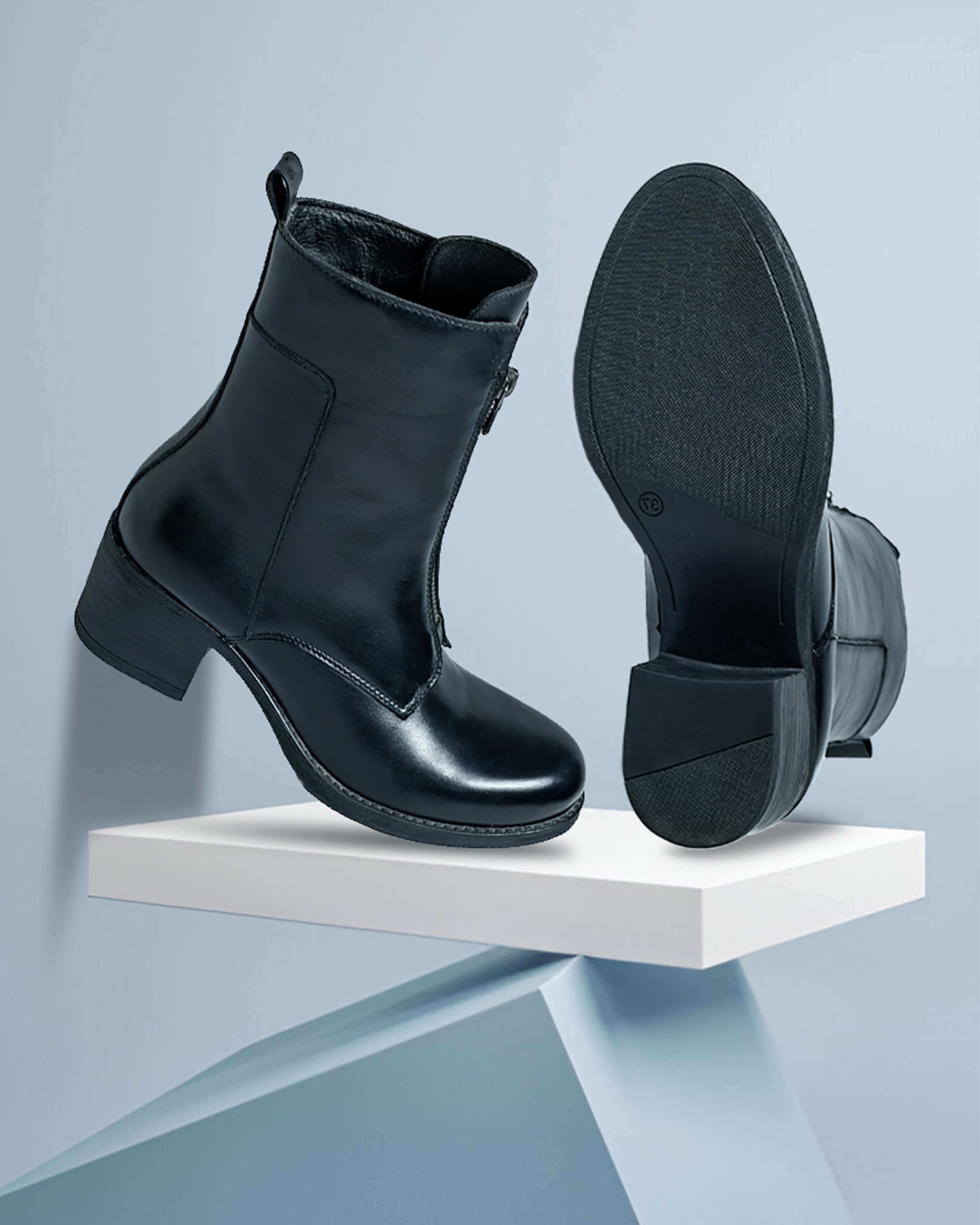 Comfortable Low Heel Ankle Boots for Women