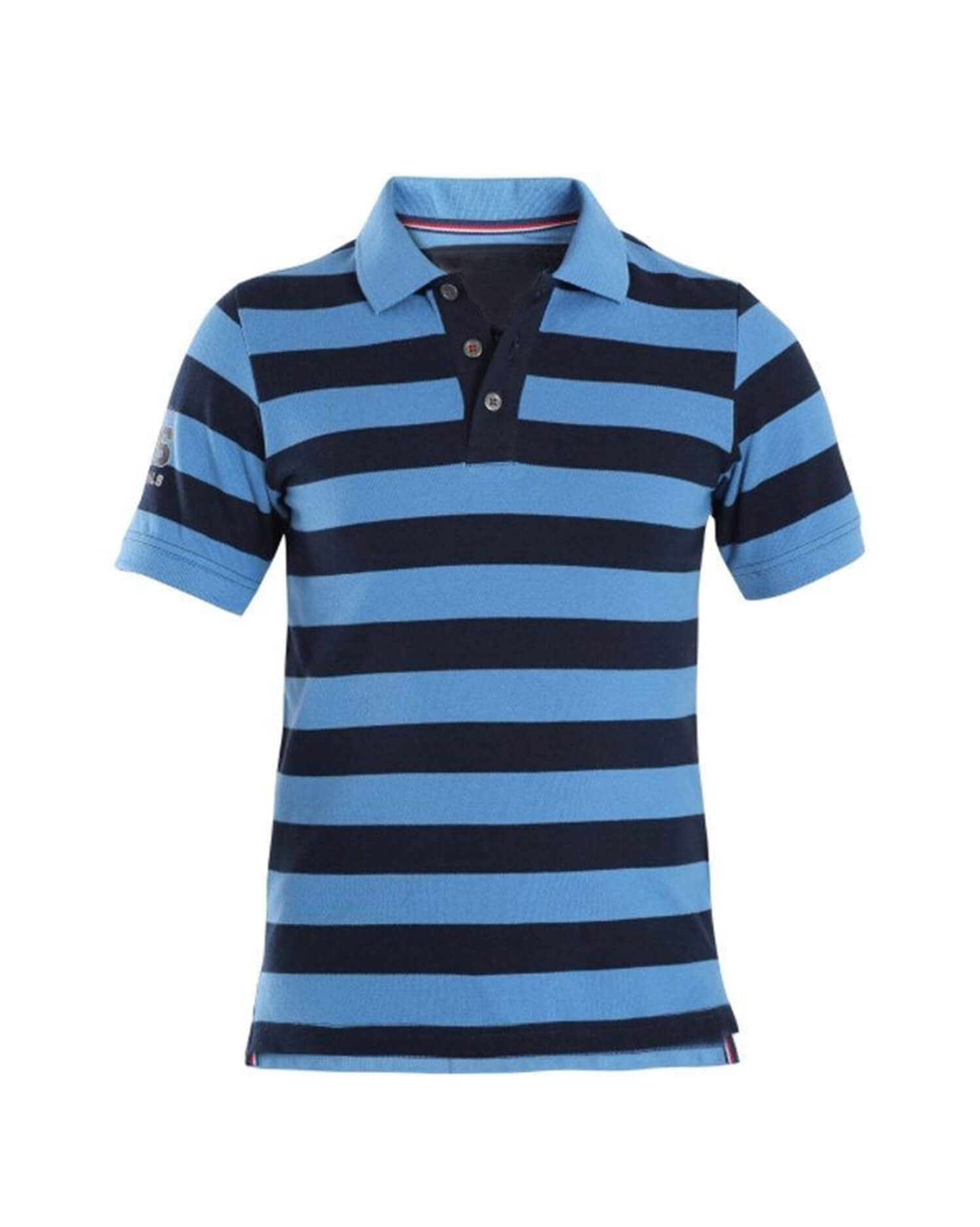 Men's Striped Polo Shirt - with classic Blue & Navy combination