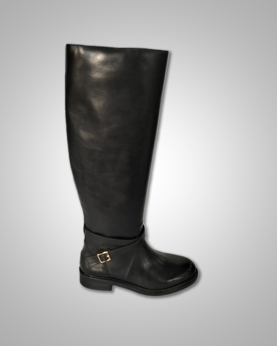 Womens stylish over the knee boots with a polished finish