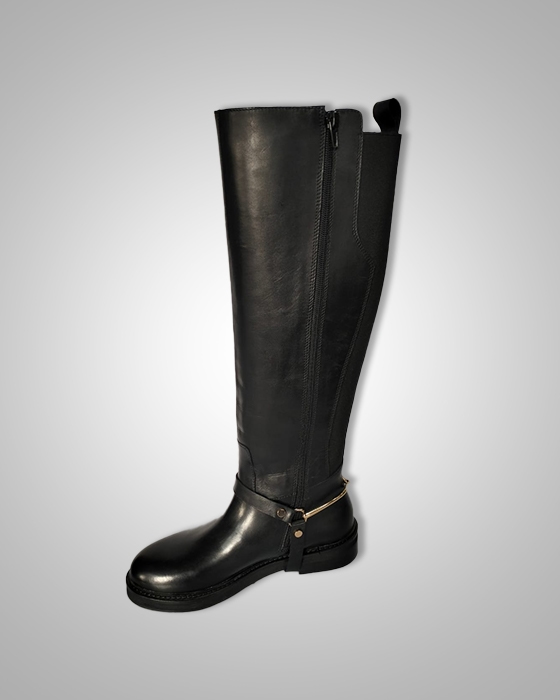 Comfortable over-the-knee boots with a polished finish