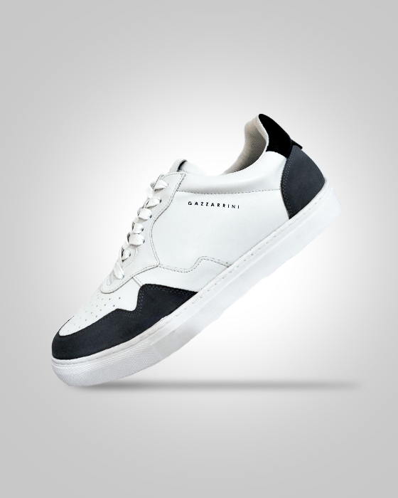 Comfortable white men's low-top sneakers