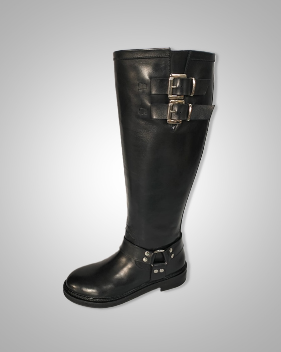 Classic black over the knee boots