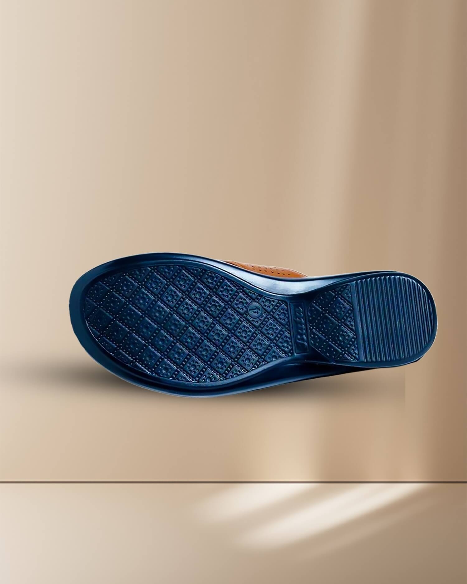 Women's StylishTan Perforated Comfort Thong Sandals- premium quality and comfort