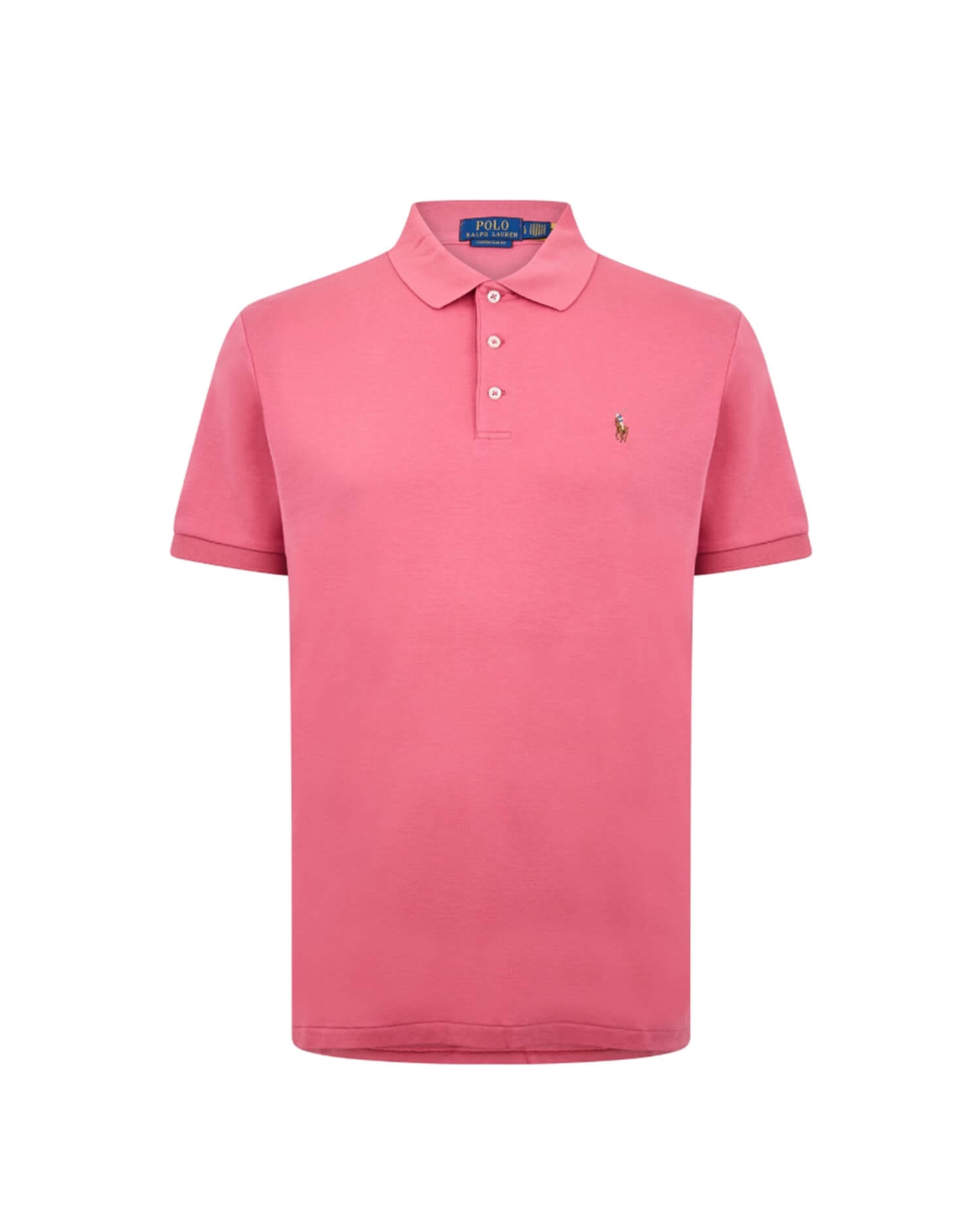 Men's Classic Pink Polo Shirt - Short Sleeve Casual T-shirt
