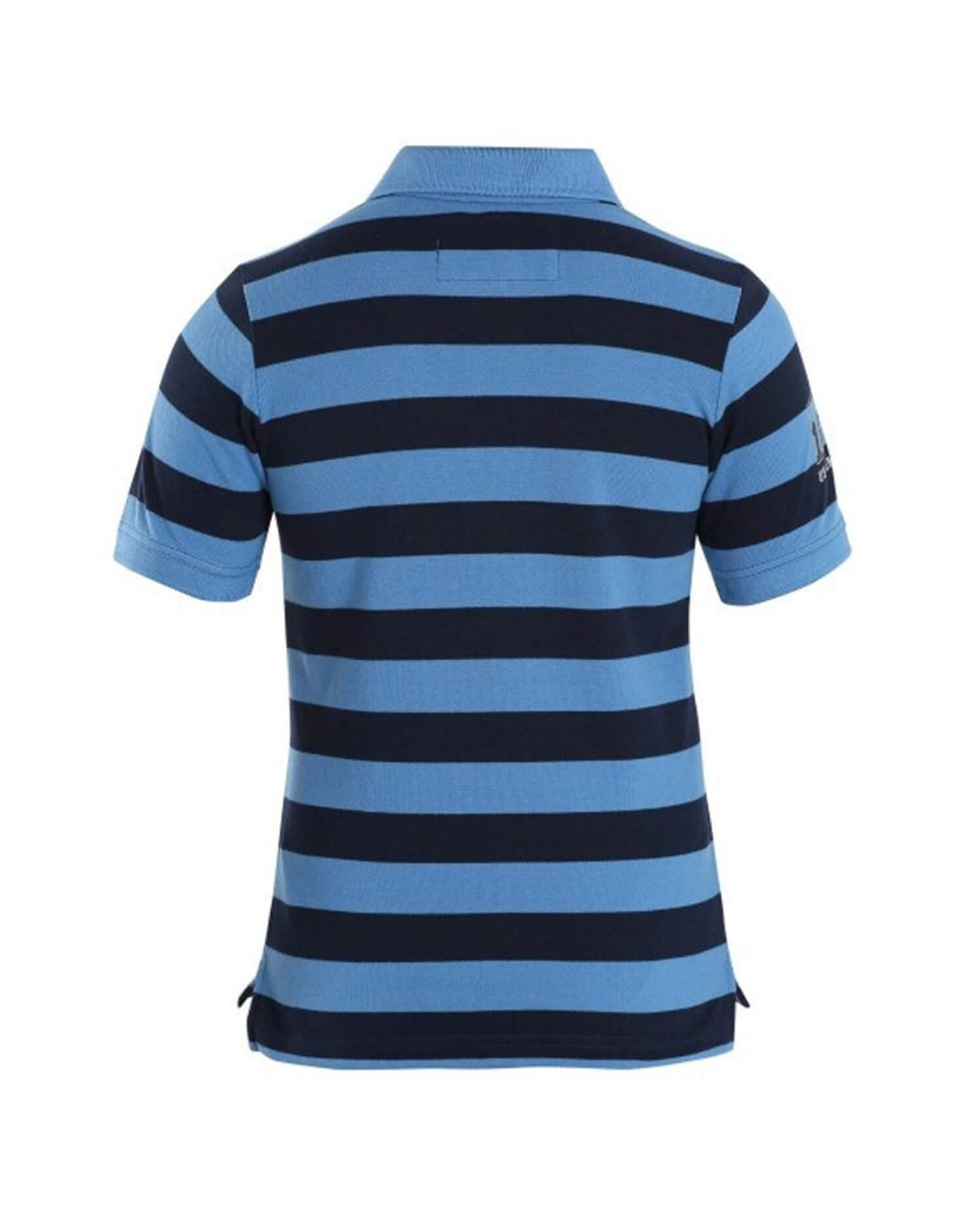 Men's Striped Polo Shirt - with classic Blue & Navy combination