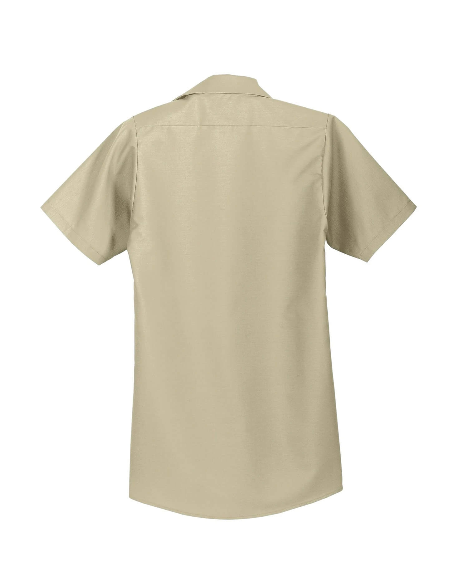 Men's Short-Sleeve Work Shirt - Durable Button Down with Dual Pockets